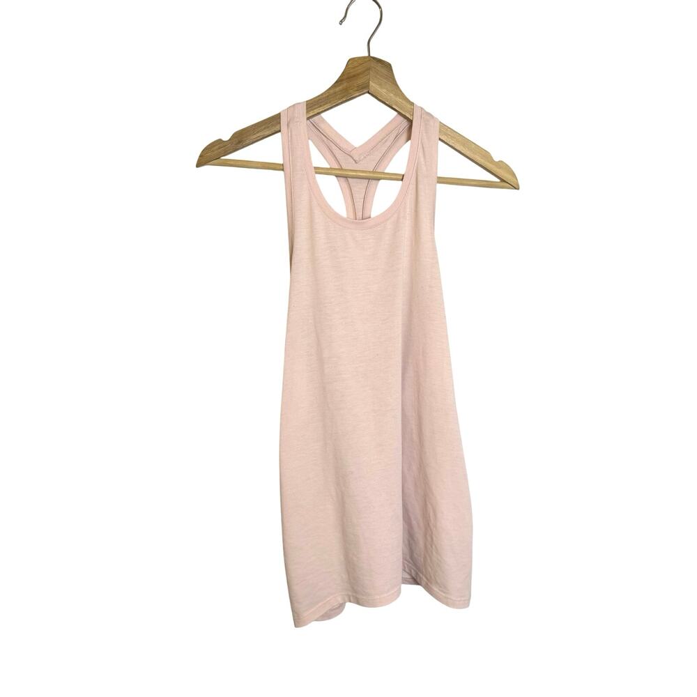 Athleta Solid Ballet Pink Racerback Tank Women’s Soft Sz XS
